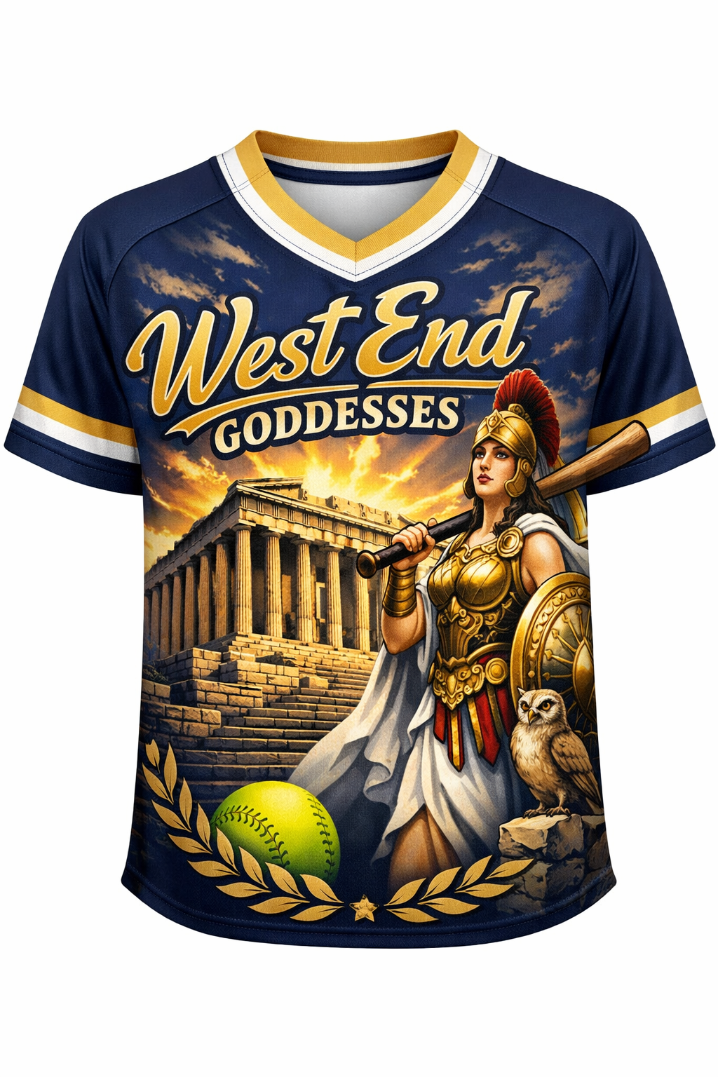 West End Goddesses jersey concept